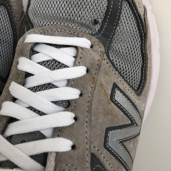 🟥SOLD🟥New Balance 990 V5 Grey Suede Size 10.5 - Picture 6 of 10